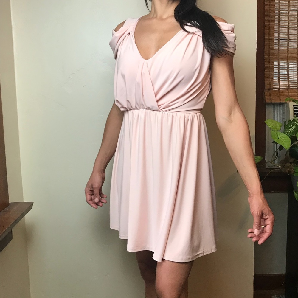 ASOS New criss cross cocktail evening midi dress - Picture 2 of 7